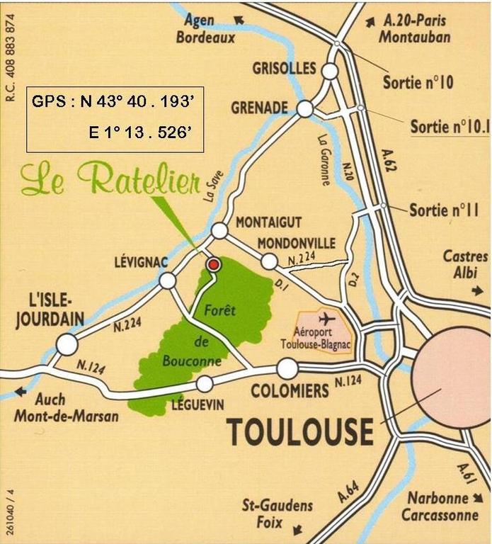 Le Ratelier Montaigut-sur-Save Exterior foto